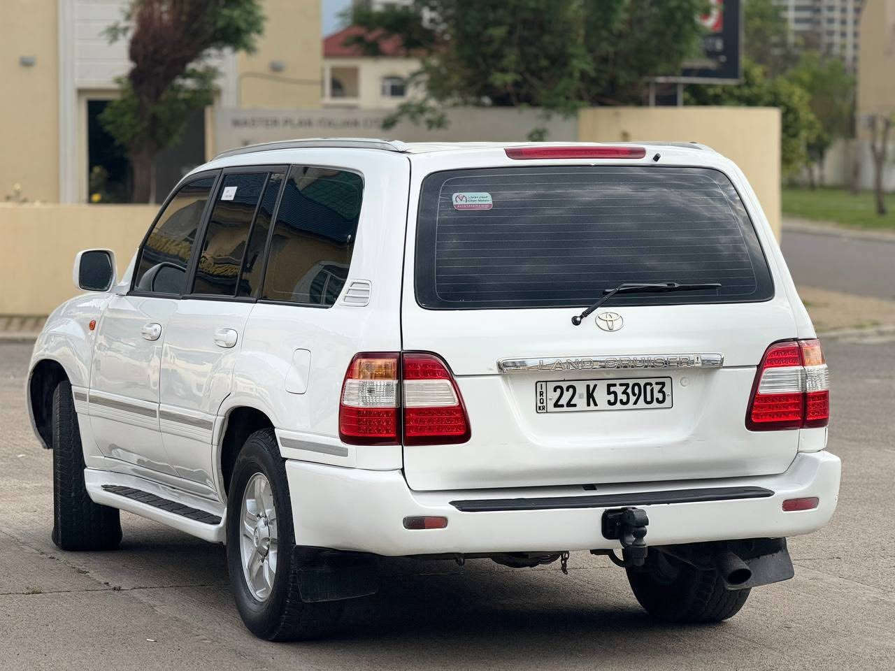 ***********
تۆیۆیا لاندکرۆز مۆدێل:٢٠٠٦ ڕەقەم اسڵی GXR فول مواسەفات ٦ پستۆن سلایت سەلاجە گێڕ ئۆتۆماتیک سەیارەکە زۆر نوێیەو یەک دینار مەسرەفی تێدا ژیە ڕەقەم و سەنەوی نوێیە حیزام بۆياغە و پەڵەیەکی لە سەقف هەیە و بە بۆیاخ عام دەیفرۆشم گێڕ و مەکینە بەشەرت 
نرخ:١٢٠

*********** 
السلام علیکم 
تويوتا لاندکروز مودیل:٢٠٠٦ رقم اصولی مواصفات GXR فول مواصفات ٦ سلندر فتحة ثلاجة كير اوتو ماتيك السيارة جديدة مابيهة الف دينار مصرف رقم او سنوية جديد السيارة مسبغة حزام اني ابيعهة بل عا سبغ  
رقم ***********
سحر ١٢٠

