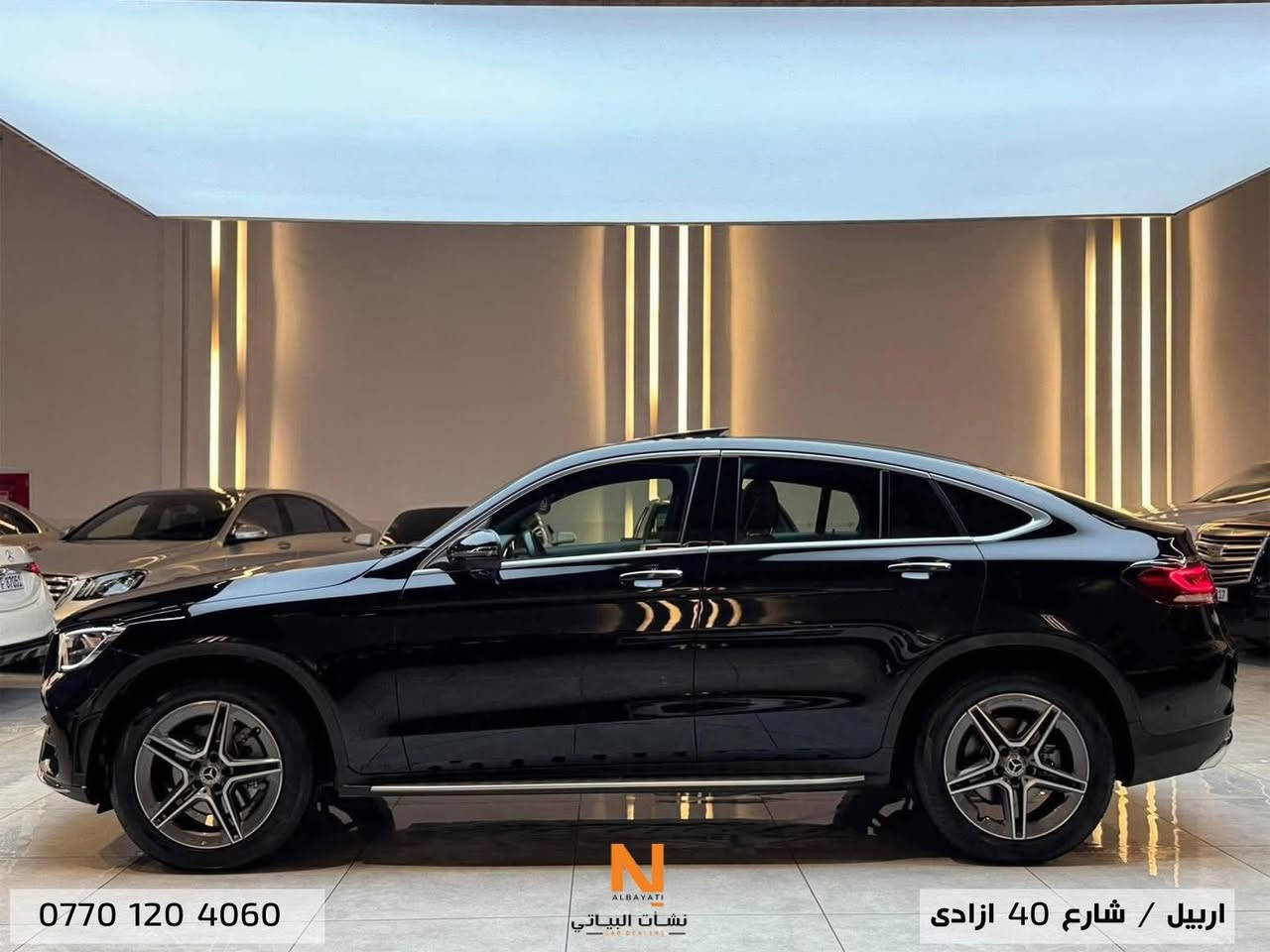 ‏‎‏Nashaat_Albayaty_Auto
‏Coupe‏‎‏__Mercedes Benz _GLC 200
_____________
‏‎‏‎‏‎النووع : GLC 200 coupe
‏‎سنة الصنع : 2023
‏‎‏‎‏‎المسافة المقطوعة: 20,000 KM
‏‎‏‎‏‎سلندر :  4T
‏‎السعر : ٤٤٥ ورقة 
*********
‏‎السيارة وكالة BCM استلام شركة اربيل بدون ضرر مكفوله كفالة عامة 
 فول مواصفات سلايد دواخل احمر بلاد وانضمة قيادة و رادارات و ٤ كامرات ومواصفات هواية متنذكر السيارة جديدة بمعنى الكلمة مابيها اي ملاحظة او نقص 
____________
‏‎‏‎‏‎‏‎ 🌎 العنوان : اربيل ازادي شارع 40 المعارض الجديدة 
‏‎🧧شركة نشأت البياتي ئوتو
‏‎‏‎‏‎‏‎📱 للاستفسار يسعدنا تواصلكم معنا على الأرقام التالية
‏‎‏‎‏‎‏📱*********** ‏
