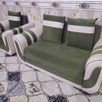 قنفات تركي • ٧ مقعد • سرير مخزن