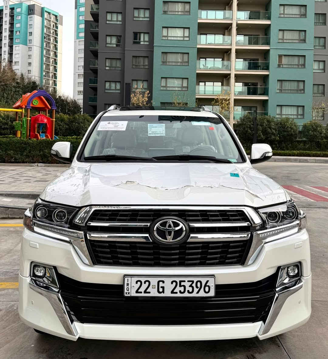 ‏تويتا لاندكروز جكسارة 2021 _ 76,000km
گراند تورينگ ماشاالله تحدا شرط ماكو هيج نضافطها
فطيم درجه أولا سياره مواصفات (فطيم درجه اولا)
سياره (2) كوشنات كهرباي (٣) دگم
سياره (8) ايرباكات _ (٣ ) شاشات
سياره مكفول كفاله عامه دعامي لي دعاميه  
محرك (6) سلندر  
بدون صبغ .. بدون بارد .. بدون شخوت 
بدون حالوب .. بدون رمل مكفوله كفاله 
سياره بص ماشاالله نفص زيرو
غراضات كامل موجود  هيدفونات موجوده +  كتلوكات موجود +عرضيات موجود

سياره ماشيه 76,000 الف كيلو حقيقي
4 اطارات و ويل جديد شريكه مامفتوح
سياره داخل بيجي كوشنات جلد

سياره محرك بشرت مامفتوح جديد جديد
سياره حيل نظيفه كلشي علي بلادي اوك

مواصفات
(بصمه + الانزلاق + كشن جلد  + ثلاجه + زينون + هواء مزدوج + نيظام ايكو +
حساسيه الديك الموخره مرايات + فتحه ..
تشغيل عن بعد +  باب بصمه + باب خلفي كهرباي )

نظافه  ١٠٠٪ كامل سيرڤس بدون نقص و مصرف

سياره مال بيت أي نقص مابيها

نفس اليوم / تحويل و وكاله حاظر مباشر
سنويه جديد 
سياره داخل / سليمانيه 

رقم صاحب السيارة 
***********
