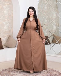 فستان نسائي • خامة كريشة • فري سايز لحد ٨٥ كيلو