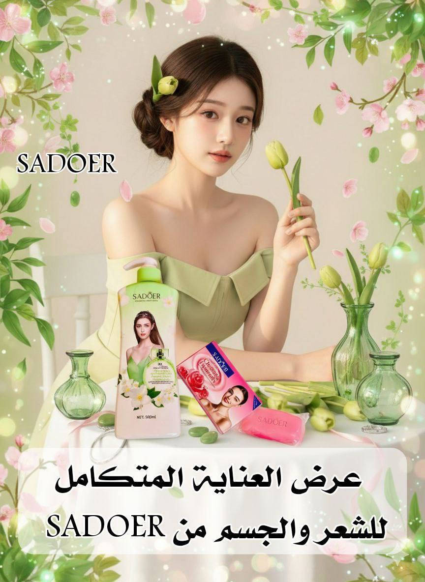 �✨ عرض العناية المتكامل للشعر والجسم من براند SADOER الكوري 🇰🇷✨🌸

إذا تعانين من القشرة المزعجة وتساقط الشعر، وتبحثين عن حل فعّال وآمن بنفس الوقت، هذا العرض معمول خصيصاً إلك 💗

💗 شامبو SADOER ضد القشرة والتساقط
تركيبة مميزة تنظف فروة الرأس بعمق وتزيل القشرة من أول استخدام، وتساعد على تقوية جذور الشعر لتقليل التساقط بشكل ملحوظ. يمنح الشعر نعومة، لمعان، ورائحة فاخرة تدوم 🌸

🧼 صابونة SADOER المعطرة للجسم
صابونة تنظيف عميق برائحة وردية أنثوية ناعمة، تزيل الأوساخ والدهون بلطف وتترك البشرة ناعمة ومشرقة بدون جفاف 💕
منشأ العرض كوريا 🇰🇷🇰🇷

سعر الشامبو :٦ الاف
سعر الصابونة :٥ الاف 
سعر العرض :٨الاف

🚘يوجد خدمة توصيل لجميع محافظات العراق🚘


**إذا كنت صاحب هذا الإعلان وتريد حذفه لأي سبب، رجاءا أرسل رسالة إلى الدعم الفني**