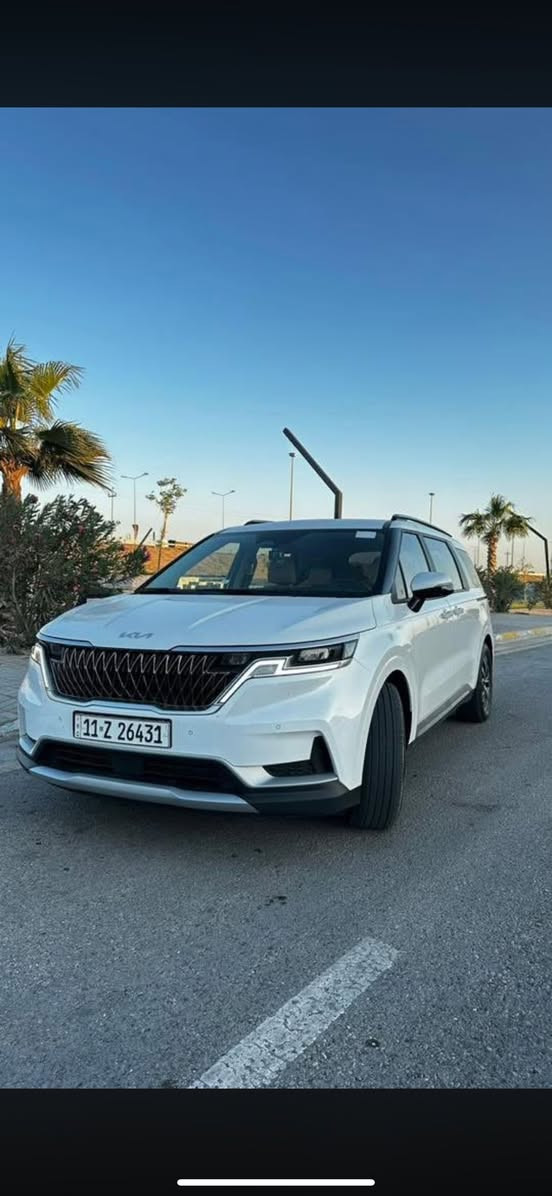 كيا كرنفال 2023 فول داخل جملي
V6 ستة سلندر 

رقم بغداد 

ماشية 22 الف كيلو فقط

السيارة مكفولة من الصبغ والبارد والشخط 

1.بصمة أبواب

2. شاشة

3. تحديد مسار

4.كشنات جلد

5.بصمة

 6. بردات خلفية بلادية

7 .لد نهاري

 8. حساسات لايتات

9. بيبان كهرباء 

10. رادارات 360

11. كشافات

12. لايتات لد 

13. مانع تصادم

14. ثلاث قطع تبريد

15. هند بريك بصمه

16. ⁠7 راكب

17. مراقبة نعاس السايق

18. وضعيات قياده سبورت إيكو نورمال

19.مثبت سرعه

20. تحكم ستيرن 

وبعد بيهه مواصفات

🚨السعر 285

🚨مكانها الفلوجة

🚨  ‭0787 974 5770‬
