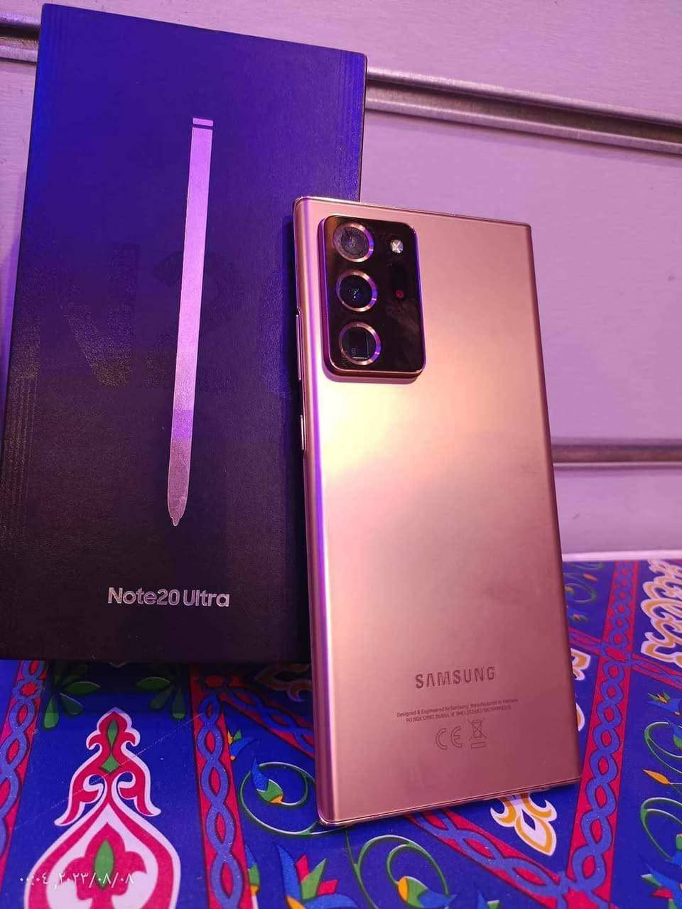 سلام عليكم نوت 20الترا شرق اوسط ذاكره256رام21 جهاز خطين  جهاز مكفول من كل شي كارتونه شاحنه اصليه مال الجهاز فقط نباله مال ✏️ وكعت بس ✏️ شغال بلوتوث كله طبيعي مكاني بغداد وره سيطرت الشعب بغداد, العراق


**إذا كنت صاحب هذا الإعلان وتريد حذفه لأي سبب، رجاءا أرسل رسالة إلى الدعم الفني**