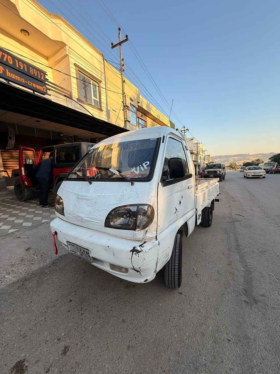 پيكاب  فاو زور زور پاكة مةكينةى بةشةرت گيرى بةشةرت كارةباى بةشةرت لايتو فلجةو گةرميو ئيشارةت بةشةرت داشغولى لوك مةنةفيست بةشةرت  سعرى ١٦ گةلاو مةجال 
شوين سليمانى 
*********** 
***********
