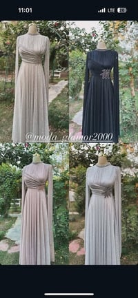 فساتين مناسبات • مستعملة ساعات • اخضر ما لبسته