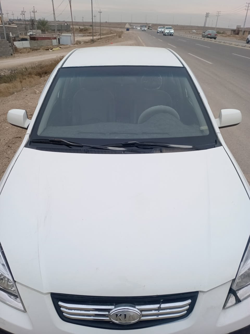 كيا ريو برايد 2009 محرك كير وصدر خير من الله بيه قطعتين صبغ السعر 73 وبيه مجال عنوانه الزويه الفلوجه رقم ***********
