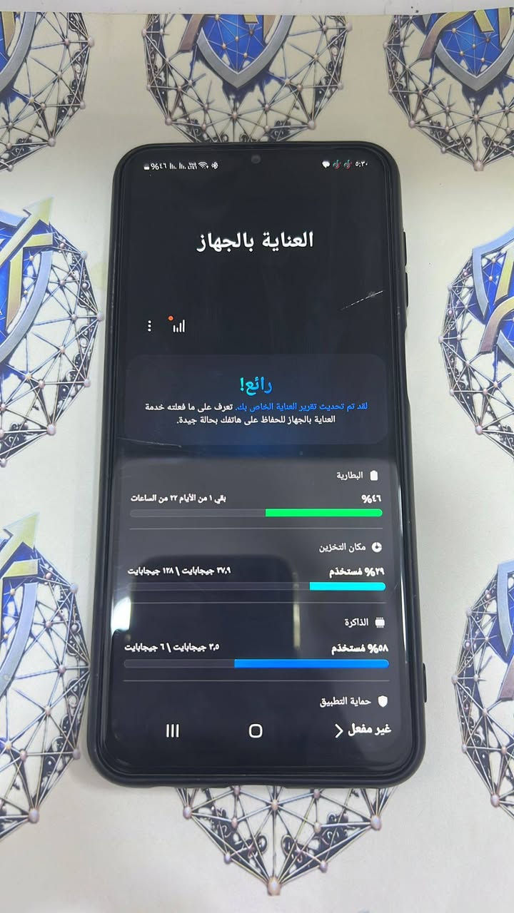 Galaxy A23
 بنظافة ممتازة ولون يخبل!​ الأناقة والأداء القوي بسعر مناسب جداً! متوفر الآن جهاز Samsung Galaxy A23 مستعمل بنظافة فائقة تصل إلى 95% (شبه جديد) 
 مثل ما موضح بالصور الواقعية للجهاز .
​⚠️ ملاحظة هامة: الجهاز بحالة الوكالة الأصلي تماماً ولم يدخل أي مركز صيانة أبداً (مكفول من التصليح والفتح).
​⚙️ مواصفات الجهاز بالتفصيل 
​💾 ذاكرة التخزين: 128 جيجابايت (تكفي لكل ملفاتك وألعابك) 
​⚡ الذاكرة العشوائية (RAM): 6 جيجابايت لأداء سريع وسلس في التنقل بين التطبيقات 
​🤖 النظام والواجهة: يعمل بأحدث نظام Android 14 مع واجهة سامسونج المميزة One UI 6.1 
​📸 الكاميرا: منظومة كاميرات رباعية خلفية ممتازة لالتقاط أجمل الصور واللحظات 
​🔋 البطارية: أداء بطارية ممتاز يدوم طويلاً مع ميزة العناية الذكية بالجهاز 
​🌐 شريحة الاتصال: يدعم تشغيل شريحتين (Dual SIM) 
​💰 السعر:
​جهاز بنظافة 95% ومواصفات ممتازة بسعر:
👉 [ 150 الف ] 
​🚚 خدمات التوصيل: الى جميع المحافظات التوصيل مجاني
​ اتصل على الرقم التالي: [***********] 📱واتساب

