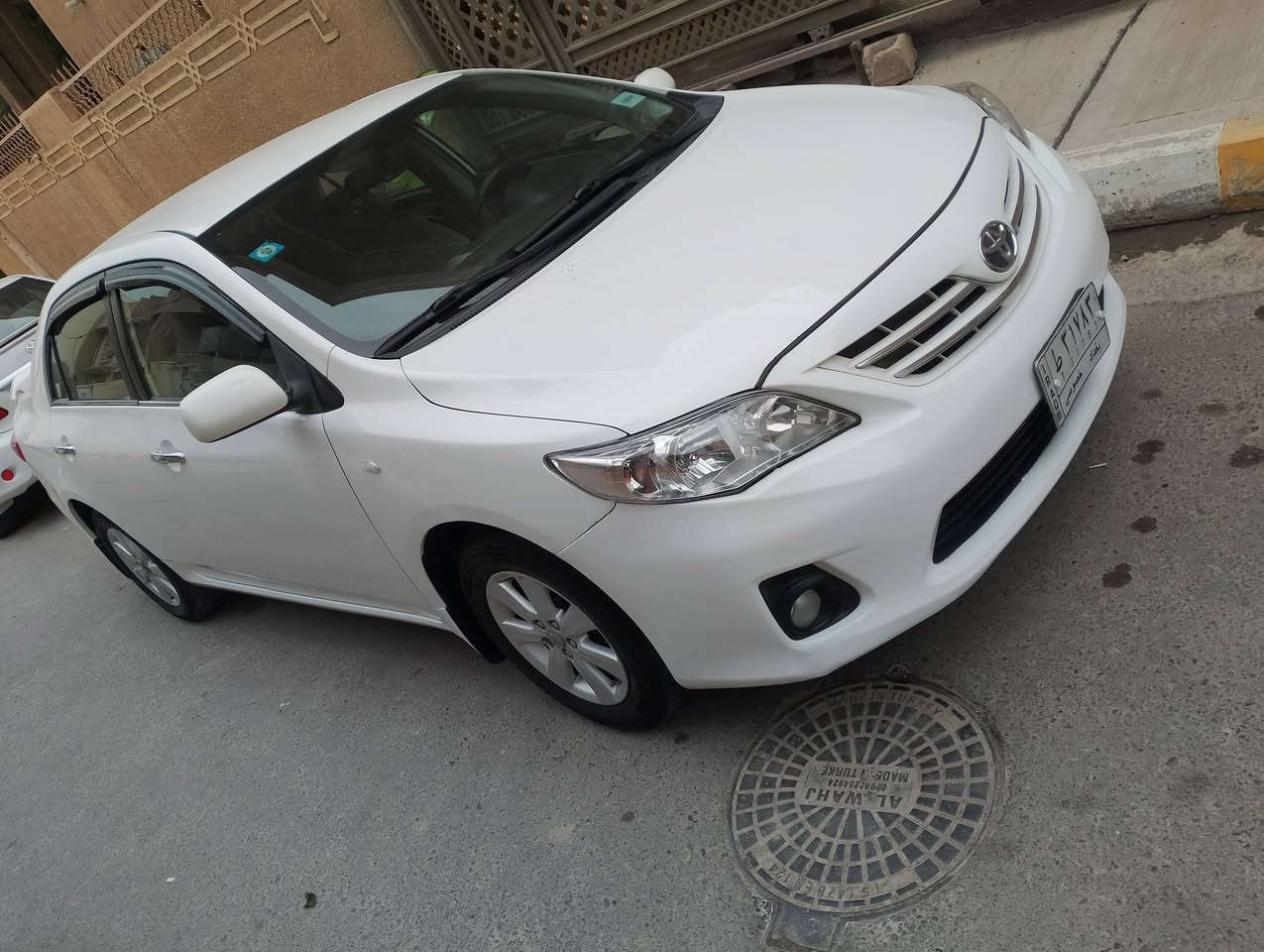 كورلا 2011الشركه العامه رقم بغداد تحويل مباشر
محرك 1800
سياره مكفوله من الصبغ والتبديل والبارد 
تخم تاير جديد حداديه جديده محرك جديد كبير على شركه 
السعر 137وبيه مجال بسيط 
مكاني فلوجه
***********
