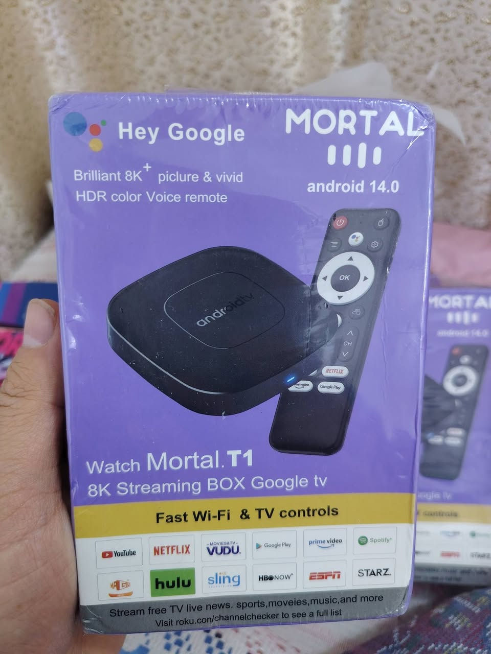 متوفر تيفي بوكس مورتال عدد3
اندرويد 14
ذاكره 16  🚀 الرام 2
واحد منهم برامج كامله مفعل سوق بلي 🛒
يوتيوب بدون إعلانات 📺
سينمانا لكل الشبكات 📽️
 وعدة برامج لمشاهدة القنوات الرياضية ⚽ والافلام 🎥 والمسلسلات
تريد اكمل الك برامج مجانا  ☑️تريد انت تنزل..براحتك😉
سعر القطعه 25
سعر قطعتين 45
سعر 3 قطع 65 
متوفر توصيل كافة محافظات العراق 5.000 الاف


**إذا كنت صاحب هذا الإعلان وتريد حذفه لأي سبب، رجاءا أرسل رسالة إلى الدعم الفني**