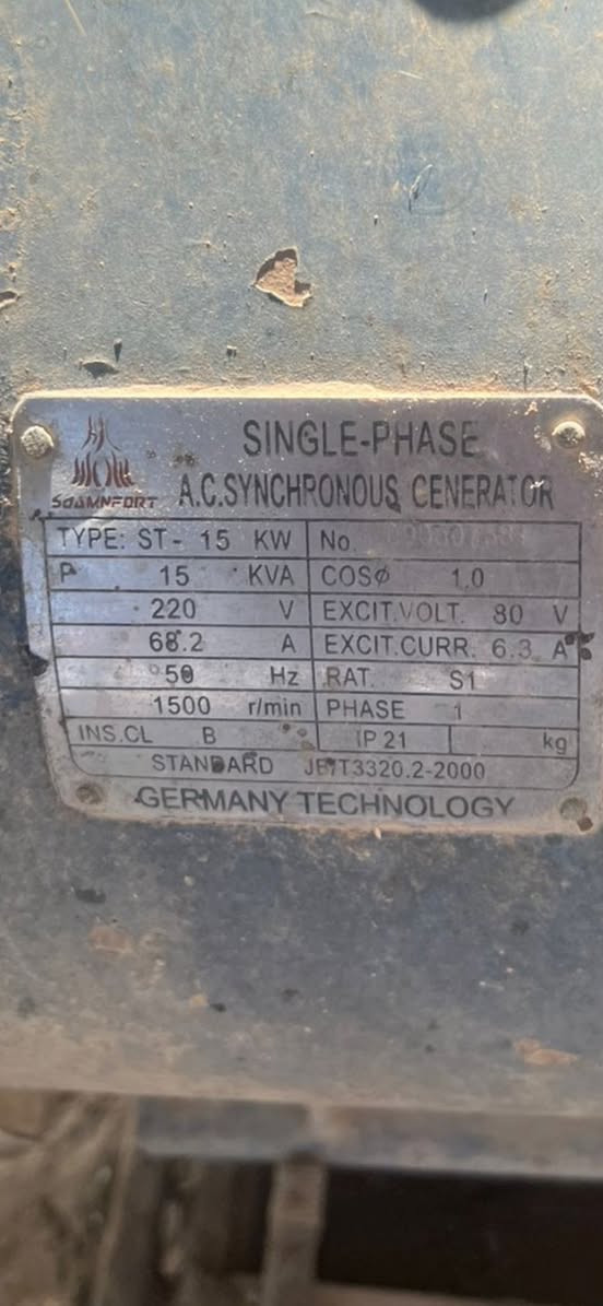 مولد لستر مع راس توليد للبيع شغال ولاكن متروك ناقصة تنضيف 15kv حصان 8 السكن صلاح الدين بيجي للأستفسار-***********
