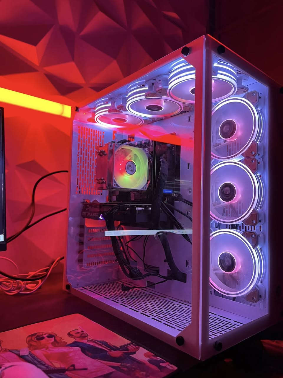 السلام عليكم
تجميعة للبيع 
Intel@ Core™ i5-12400F
ASUS Dual RTX 3060 
M.B: ASRock H610M-HVS/M.2 R2.0
RAM:LEXAR 16 GB 3200 Mhz
P.S: Antec VP550P Plus
SSD: LEXAR 256GB 
HDD 1T
Caes: ALEXANDER WEISE 6 Fan RGB

السعر 825 الف دينار 
بغداد الدورة 
***********
