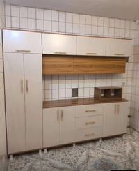 كل هذا الجمال فقط  700 الف كاونترات ام دي اف خشب تركي مخصص للمطابخ نوع...