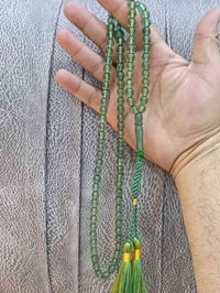 مسبحة باكستانية • ١٠١ خرزة • زمردي