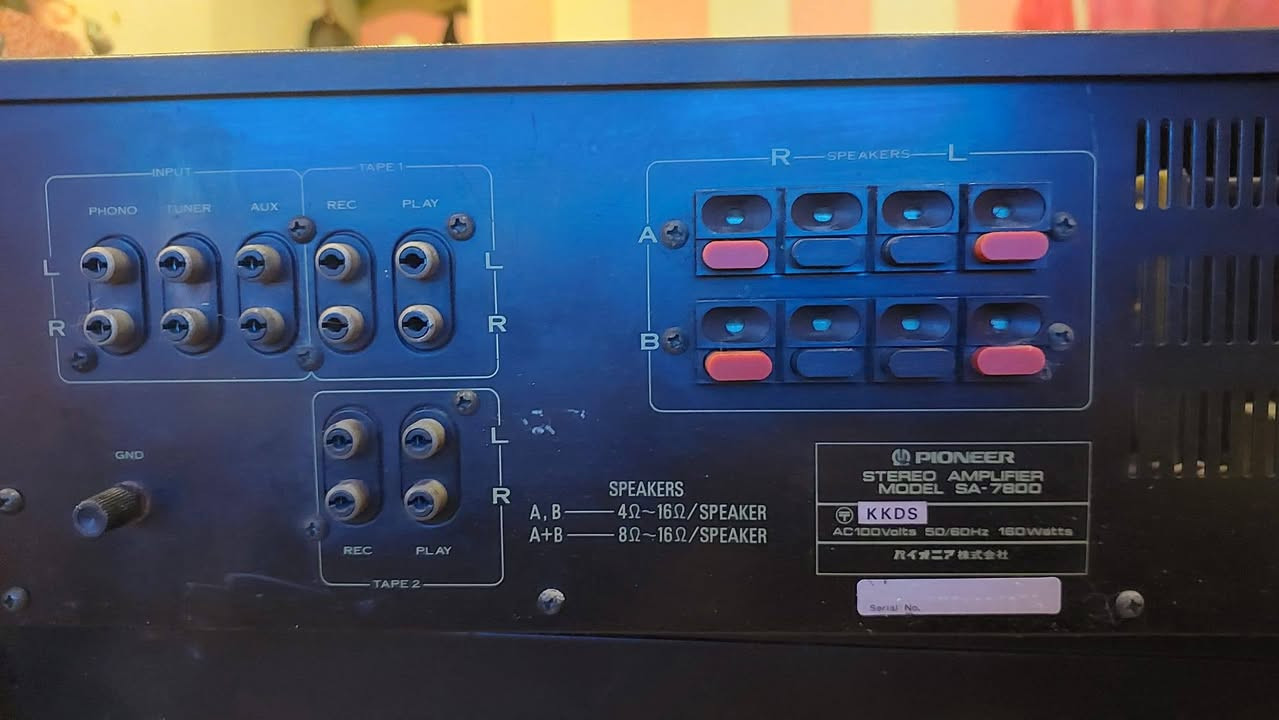 جهاز مكسر ٤خطوط
ماركة بيونر جديد ونظيف وشغال ع الفحص التفاصيل في الصور مكاني بغداد الجديدة للتواصل والاستفسار الاتصال على الرقم واتساب 
***********
