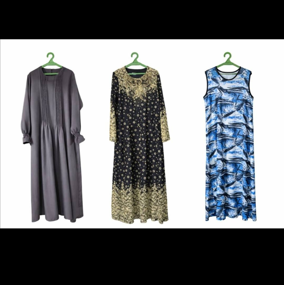 ...9...قطع مستعملة قليل ونضيفة جداً (صايات فساتين)
 تلبس وزن 80-90 طول الملابس 138 من الكتف
 يوجد توصيل ❤️‍🔥 السعر صايات 10 فستان 15 وبيهن مجال ❤️‍🔥


**إذا كنت صاحب هذا الإعلان وتريد حذفه لأي سبب، رجاءا أرسل رسالة إلى الدعم الفني**