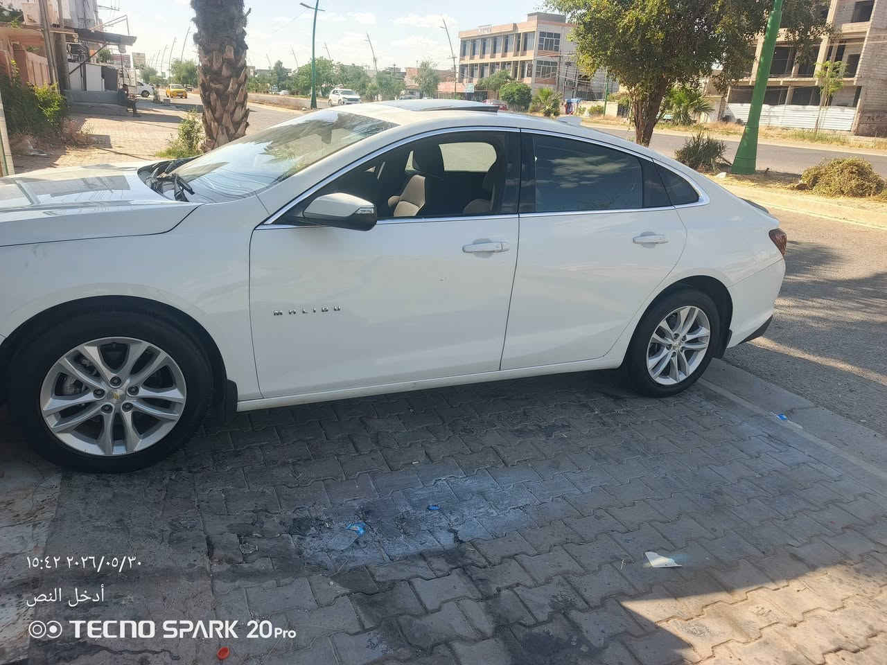 سلام عليكم للبيع ماليبو موديل 2017 كير محرك شرط جاهزه من كل نواحي صدر تايرات كهربايت شرط سياره فول مواصفات بانوراما شاشاه كامره تحديد سرعة بصمه رادار سياره فول بدون صبغ بدون تعديل بدون تبديل سياره داخل كلين تايتل بسمي 2029 دفتر بانزين بي سياره حلوه جدا مكان كركوك خابر عل رقم *********** سعر 106 بي مجال بسيط
