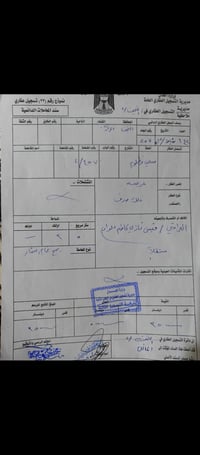 قطعه ارض للبيع باسمي تحويل مباشر  بدون دلال  رقم الوصل 5762 بصف الركن ...