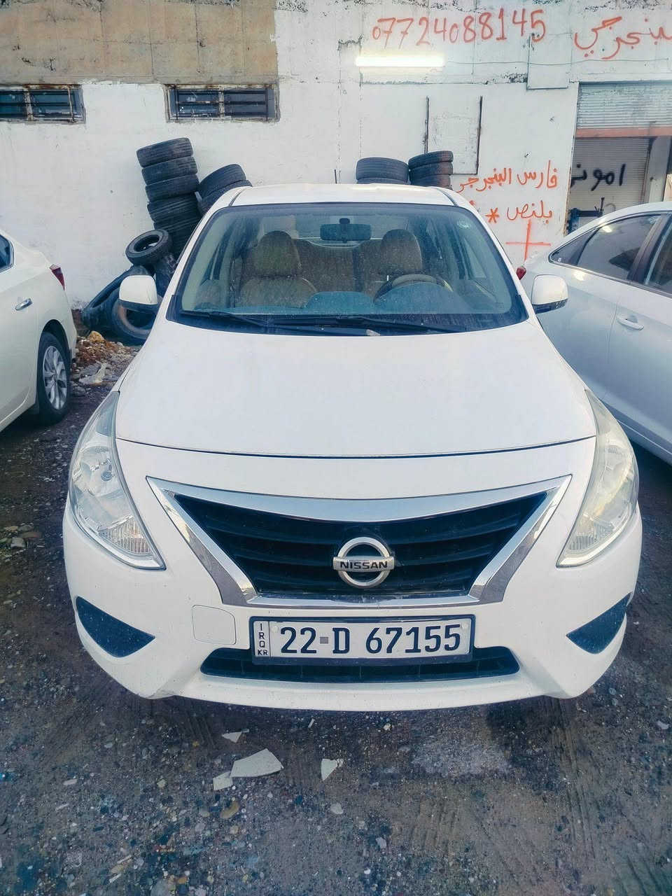 السلام عليكم
نيسان هندي بليته الزركة موديل 2019 رقم اربيل
ماشية 85000 كم
شاشة وكامرة دوارة وحساس خلفي 
بيها مكانين بارد بدون دواخل
صدر امامي وخلفي وحدادية كل جديد ماتصرف دينار عليها
السعر 105$ وبي مجال لطيبين
مكان السيارة نينوى /حمدانية
للاستفسار *********** موصل, نينوى
