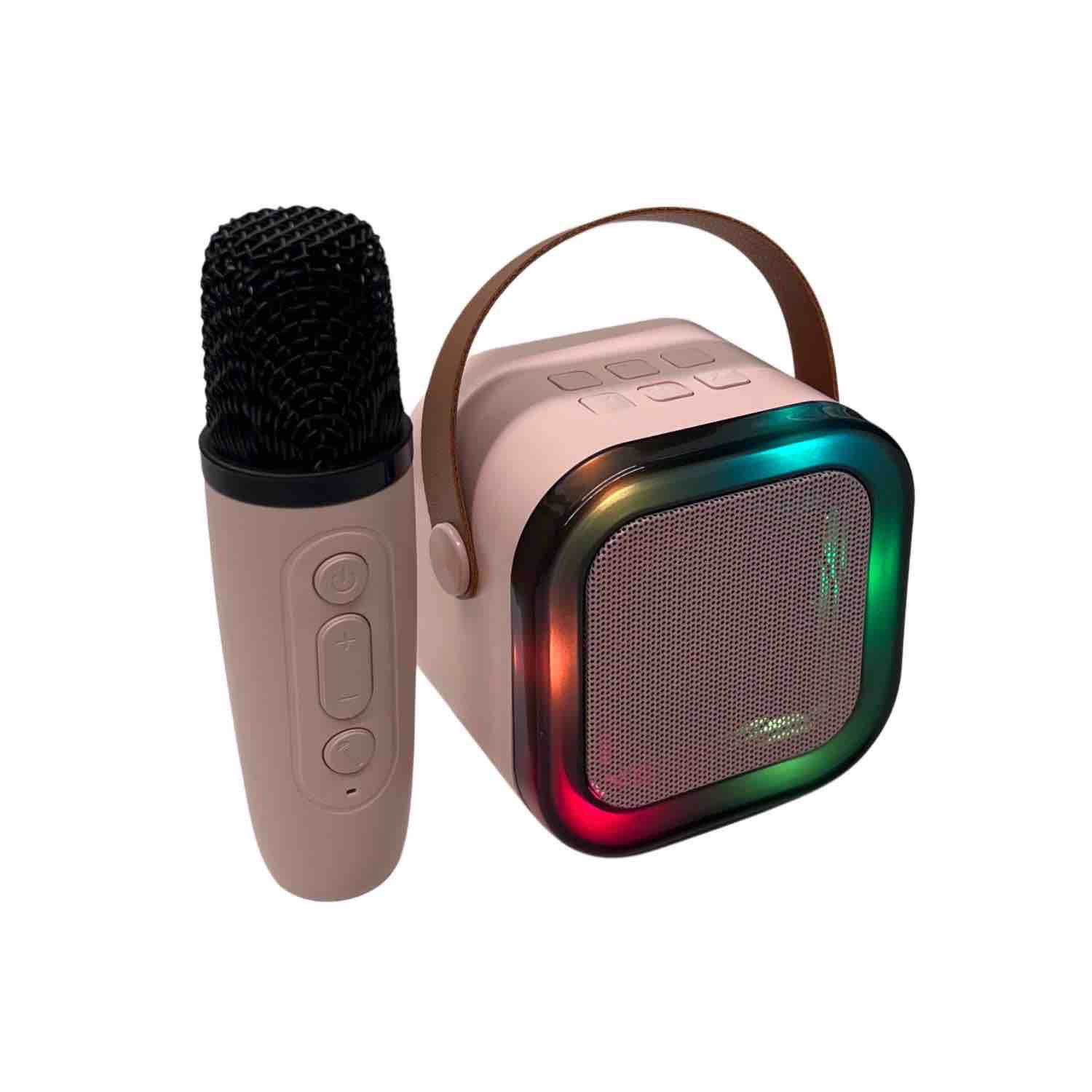 سماعة كاراوكي لاسلكية K12 مع مايكروفون وإضاءة RGB الموديل: K12 سماعة كاراوكي محمولة بتصميم عصري تجمع بين الصوت، الغناء، والإضاءة الملونة لتجربة ترفيهية متكاملة. • تدعم الاتصال اللاسلكي عبر البلوتوث مع أوضاع تشغيل متعددة • مزودة بمايكروفون لاسلكي للغناء والتحدث • إضاءة RGB ملونة مدمجة لتعزيز أجواء الحفلات • جودة صوت Lossless كما هو مذكور على العلبة • بطارية ليثيوم مدمجة للاستخدام المحمول • تصميم صغير مع مقبض علوي لسهولة الحمل • نوع الاتصال: بلوتوث / TF Card / USB / AUX • التردد الصوتي: 90Hz &ndash; 18KHz • القدرة الخارجة: 5W • جهد الشحن: DC 5V • نوع البطارية: بطارية ليثيوم مدمجة • الإضاءة: RGB ملونة • الميكروفون: لاسلكي محتويات العلبة: • سماعة كاراوكي K12 • مايكروفون لاسلكي • كابل شحن USB • كتيّب التشغيل السعر 20التوصيل5


**إذا كنت صاحب هذا الإعلان وتريد حذفه لأي سبب، رجاءا أرسل رسالة إلى الدعم الفني**