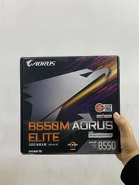 مذربورد B550 AORUS ELITE جديد غير مستخدم سعره 160 الف قفل توصيل كل الم...