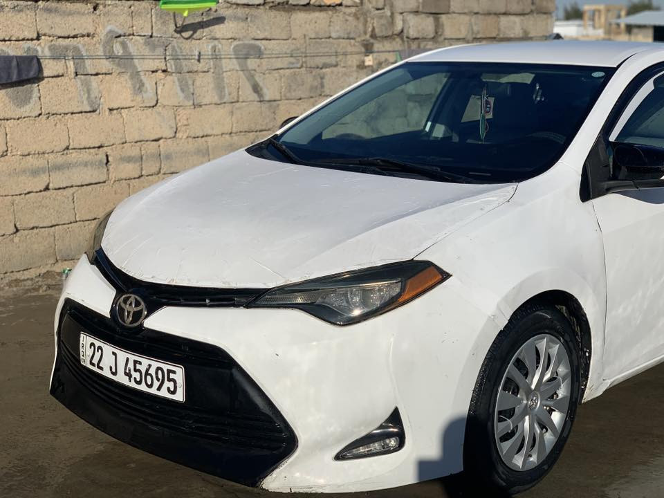 السلام عليكم
كورلا 2016 LE
لون ابيض 
رقم اربيل جديد هزه وسنوية جديد
السيارة ضررها 3 قطع
 بونيد وجاملغ امامي والصندوق رش فقط
بيها شخطات بسيطة مال شارع 
سيارة حلوة ونظيفة ماتحتاج اي مصرف 
(كورلا سيارة جلدها متين) تحمل حر الصيف وبرد الشتاء 
السعر 127 $ وبيها مجال بسيط للطيبين 🥀
مكان السيارة الشرقاط مركز القضاء 
الاتصال
***********
***********
