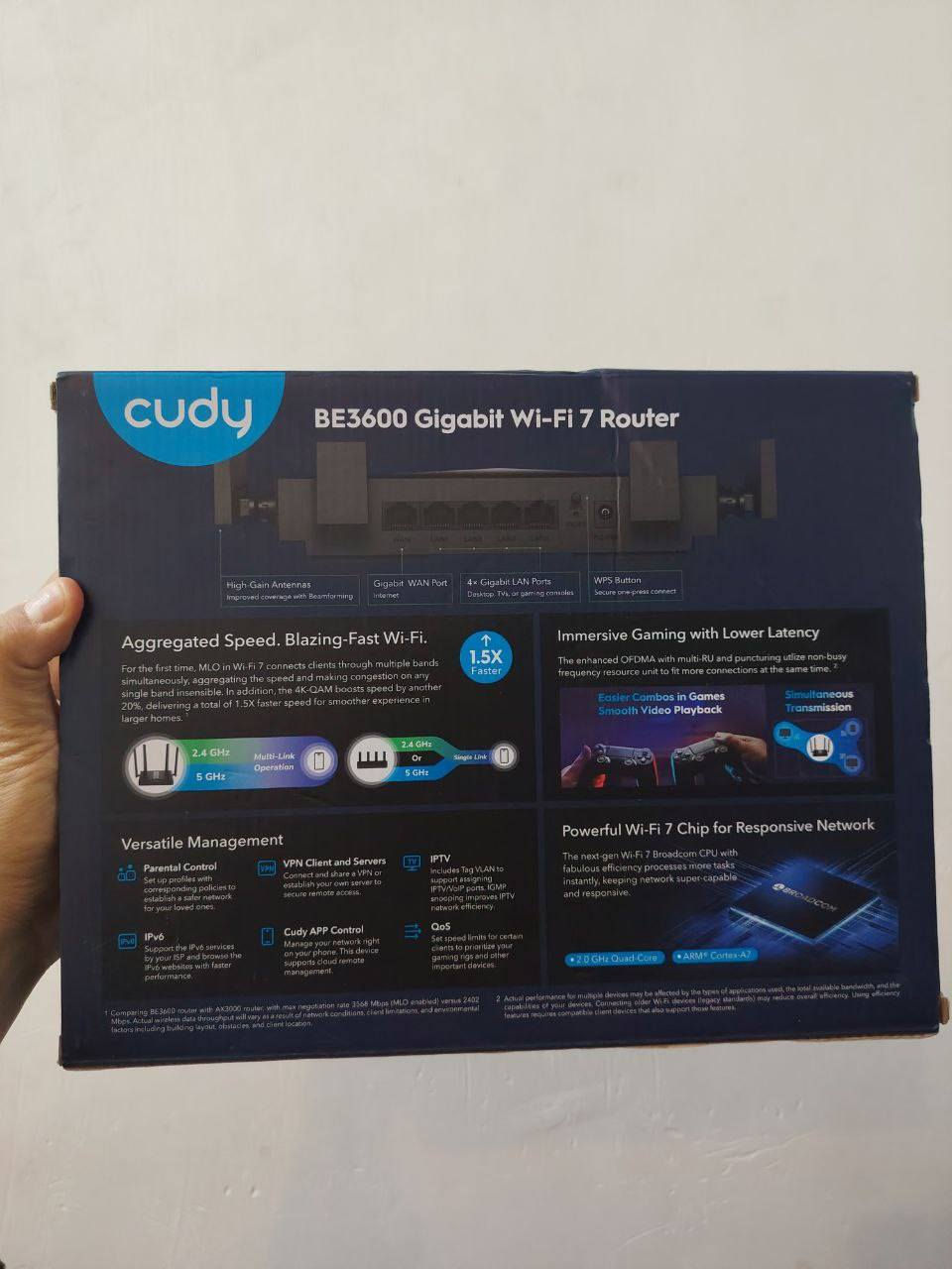 #للبيع
راوتر كودي العملاق wifi7 يعني الاحدث
عالفاحص تاخذه 
اعلى سعر ابيع 
توصيل متوفر لكل المحافظات


**إذا كنت صاحب هذا الإعلان وتريد حذفه لأي سبب، رجاءا أرسل رسالة إلى الدعم الفني**