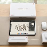 الايباد مستخدم اسبوع فقط بسبب عدم تعلم ع هواوي سعره جديد ١٢٣٨ رايدته ٩...