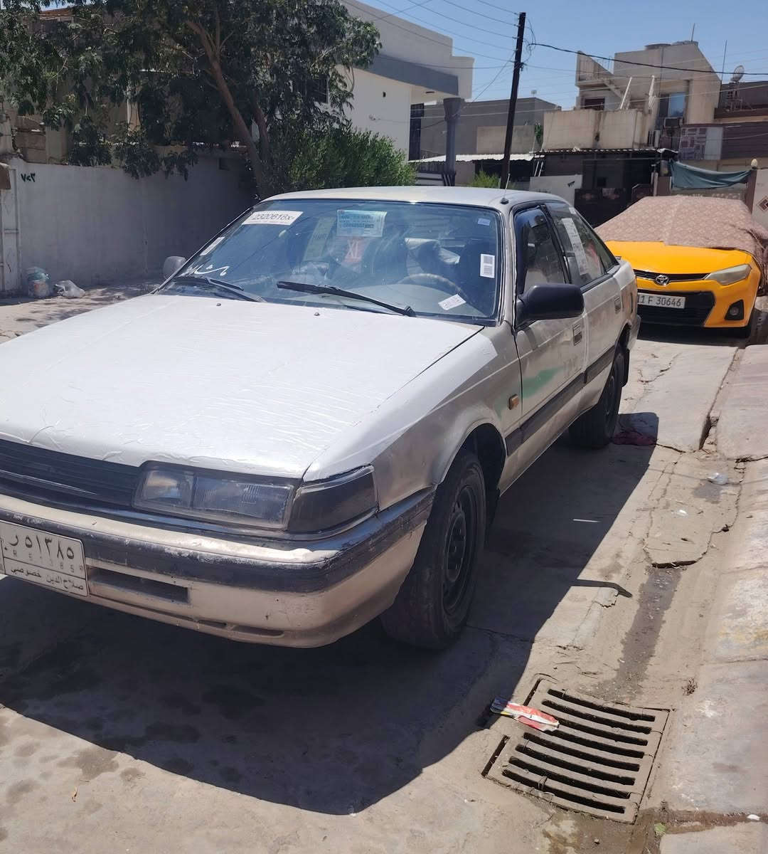 سياره مازده جنطه موديل 1992 سنويه ساقطه 2021 گير ومحرك شرط بس بيها صرف قليل سيارة مابيها كل عيب سيارة جاهزه شرط تحويل السعر 18 $وبيها مجال بسيط عنواني كركوك قادسيه شارع ابو وليد الشراي يتصل على الرقم ***********
