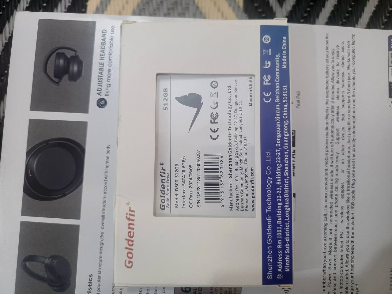 السلام عليكم عندي هاردات ssd 
Kingston 480 GB سعرة 50الف 
هارد SanDisk 2تيرا سرعه فائقة سعره 100 الف 
هارد  Goldenfir 512 GB سعرة 50 الف
هارد KingS pec 4 تيرا سعرة 150 الف 
لايوجد توصيل 
تجي تفحص عندي بالبيت وتاخذه الف عافيه 
العنوان بغداد الشعب حي اور 
***********
