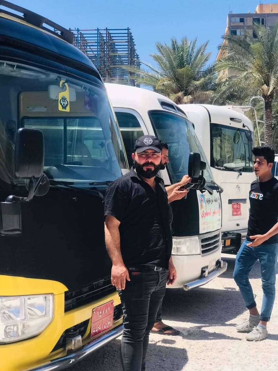 #تعلن_حملة_المرحوم حمزة ناجي الشمري  
📢#للراغبين_آلى_زيـــــارة👇🏻
👈#شريفة_بنت #_الحسن ع🕌
👈#وكربــلاء_المقدســـــــة🕌
#الذهـــــاب_يــــــوم_الجمــــعـة✅
#الذهاب_الساعة⏰️(8:00)#صباحآ
#والعودة_الساعة⏰️🎁(7:00)#ليلآ
👈#سعر_ألنفر💸(7000)#آلاف 
#مكان_التجمع_جامع_الزهراء دخل المحدود
للحجز والاستفسار الاتصال 🤳
***********☎️واتساب 
***********☎️واتساب 
***********☎️
#باصاتنا_سياحية_وكوسترات_حديثه_ومكيفه
