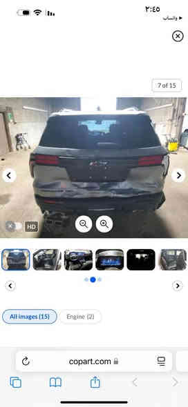 ترافرس 2025/z71 ضربة خلفيه  بدون رقم السعر 370 / ماشيه 6500 km/ واتساب ***********
