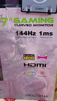 شاشة GameMax • ١٤٤Hz • شبه جديدة