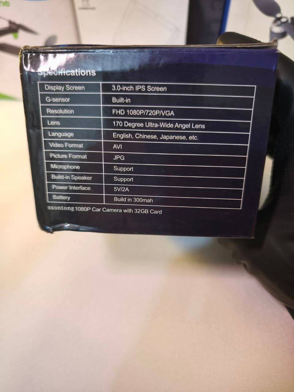 داش كام  نوع ssontong A16
تصوير امامي وخلفي full  HD 1080p 
وياها رام 32 گيگا
ملحقات كاملة 
شحن Type C
 السعر 20 الف 
  
توصيل بغداد 5
محافظات 6


**إذا كنت صاحب هذا الإعلان وتريد حذفه لأي سبب، رجاءا أرسل رسالة إلى الدعم الفني**