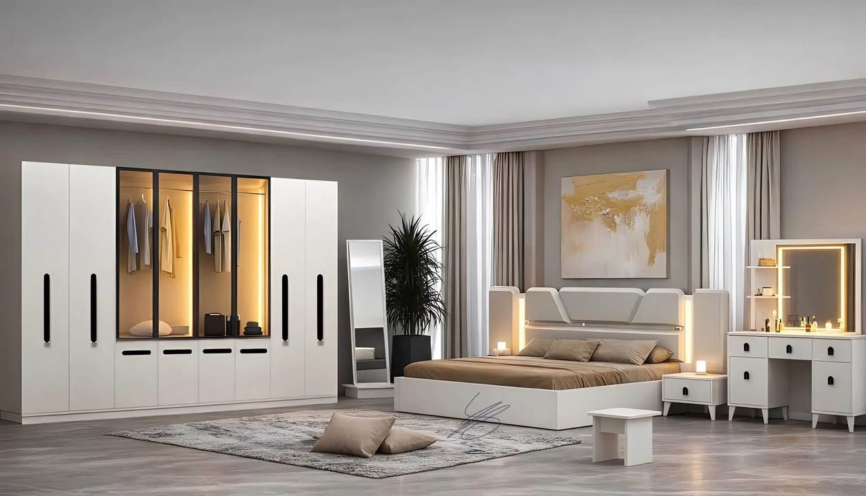*تم وصول موديلات7قطع *
   
*❇️ كنتور وملحق*
*❇️ سرير مخزن*
*❇️ إناره بالكومديات*
*❇️ شغل ممتاز وأصلي* 

• بسعر : 890 الف 🔥🔥
متوفر توصيل كافة المحافظات 🚛
للحجز او الاستفسار : ***********
