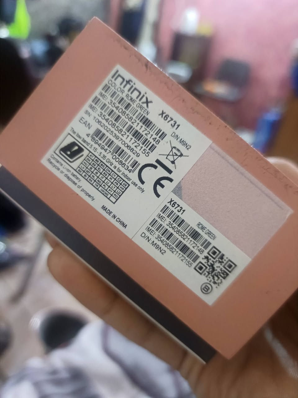 انفينيكس Zero 30 اخضر ضبابي 256 جيجا 8+8 رام ( 12)
الشاشة : 6.78 إنش 

الذاكرة: 256 جيجابايت 

الرام : 8+8 جيجابايت 

الكاميرا الرئيسية : 108 ميجابكسل 

البطارية : 5000 أمبير 

الشبكة : 5g

المعالج :Mediatek Dimensity 8020

الملحقات: الشاحن المرفق الأصلي السماعه الأصلية القلاده الاصليه ملحقات كفر اصلي لزكه اصليه (كامل الملحقات) إستخدام بسيط جهاز نظيف جدآ 
السعر النهائي مع التوصيل لكل مكان في العراق ٢١٠ ألف اخوان بدون احراج سعر ثابت


**إذا كنت صاحب هذا الإعلان وتريد حذفه لأي سبب، رجاءا أرسل رسالة إلى الدعم الفني**