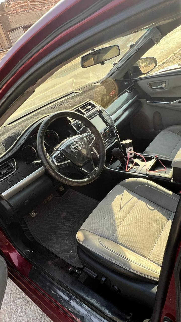 السلام عليكم
من رخصه الادمن.. بيع سريع

كامري  2017  أمريكي 

ماشيه ١١٩ ميل

حادثها موضح كما في الصور المرفقة 
(تبديل باب خلفي عكس السايق ومصبوغ ويا الباب الامامي والجاملغ لمطابقة اللون) 

مواصفات SE بلص

رقم سليمانية الجديد ب اسمي  وتحويل مباشر
سيارة كلش نظيفه والادامة خير من الله 

مواصفاتها معروفه

فتحه وشفتات ستيرن

مكينه 2500 

كشن كهرباء 

شاشه كبيرة

كامره 

مكانها بغداد / العامريه 
الشراي يتصل ويدلل السياره حادثه حلو وتفاصيلها كلها مذكوره داخل المنشور

السعر ١٥٨ وبيها مجال بسيط

 0772 418 5777
