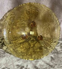 كرستال فرنسي • نقشة عنب • غير مستخدمة