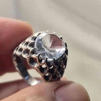 خاتم فضة 925 • قياس 22-23 • نجفي