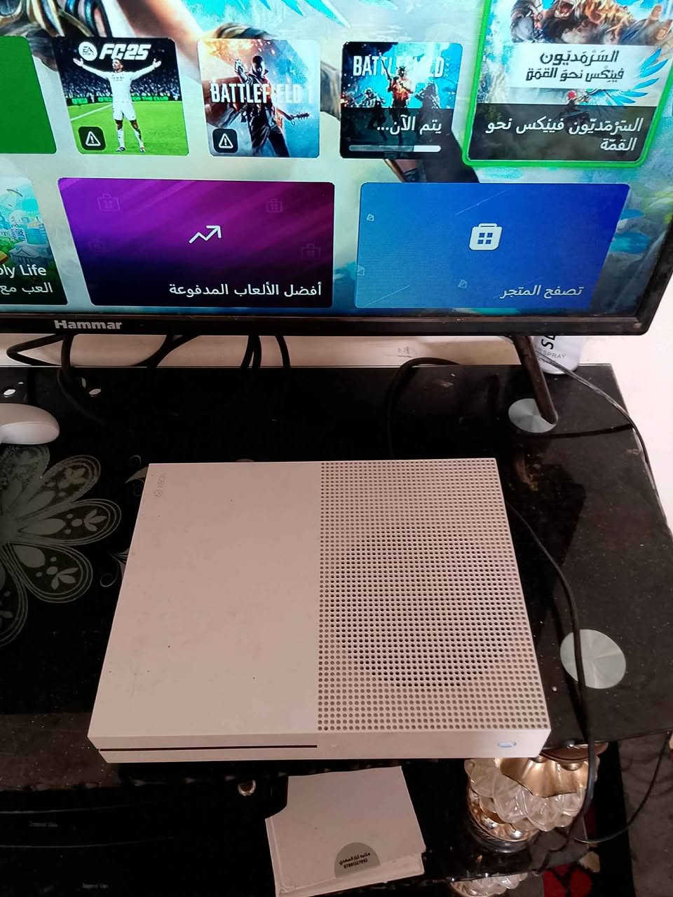 السلام عليكم إكس بوكس ون اس 
للبيع او مراوس ب بلي 4او كيس 
جوستك 4 
ذاكره500
ويا يوبي اس شوي تعبانه يرادله بطارياه
الجهاز لوك ستيكر لا مفتوح ولا مصلح 
مكاني النجف كوفة, النجف


**إذا كنت صاحب هذا الإعلان وتريد حذفه لأي سبب، رجاءا أرسل رسالة إلى الدعم الفني**