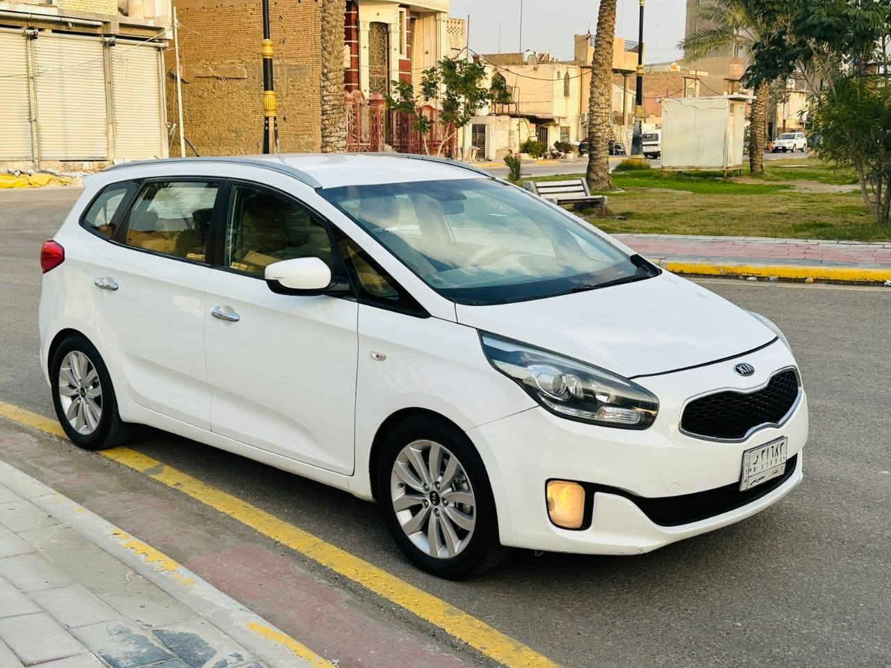 السلام عليكم البيع كيا كارنز2014 خليجي 7راكب مكينه 200 دوش رقم بغداد تحويل مباشر السعر 127 الاستفسار ***********
