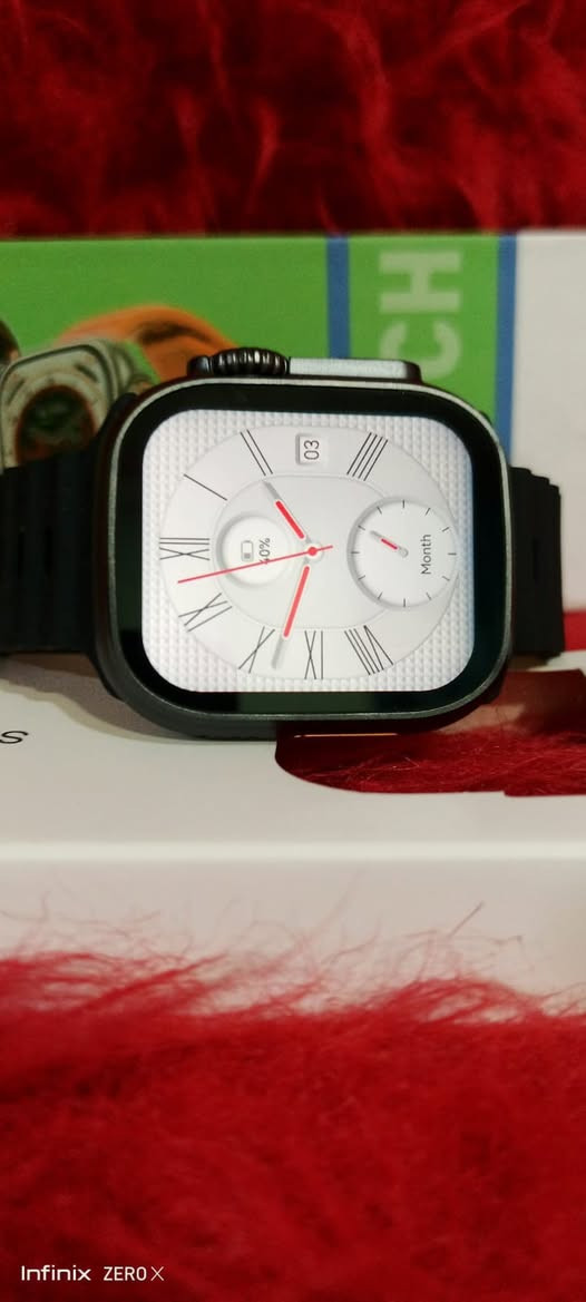 ساعه ذكيه شبه الابل
اتصال لغه عربيه رسائل بالوتوث 
مميزات خاصةNotifications

نظام تحديد المواقعBuilt-in GPS
الموديل: DT8 Ultra
 معدل ضربات القلب
/مراقبة النوم
تتبع حركة نظام تحديد المواقع
 الألعاب/ تذكير الدورة الشهرية
 الموسيقى/إشعارات التطبيق
ايفون واندرويد
شحن لاسلكي
 حتى 200 اسم دفتر هاتف
أكثر من 500 وجه ساعة من خلال التطبيق ويمكنك تخصيص واجهة صورتك الخاصة


**إذا كنت صاحب هذا الإعلان وتريد حذفه لأي سبب، رجاءا أرسل رسالة إلى الدعم الفني**