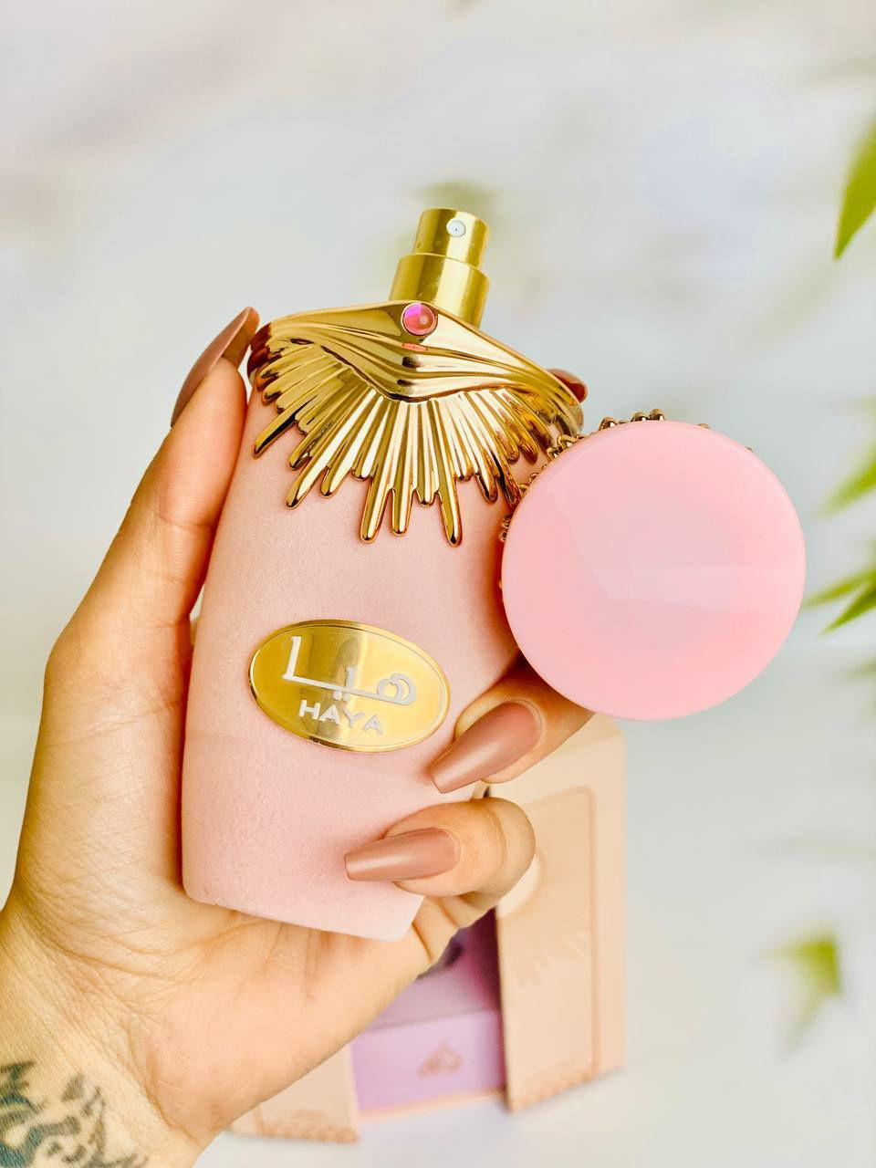 عطر "هيا" (Haya) من لطافة. وهو عطر نسائي يجمع بين النفحات الزهرية والفواكه. 🤩

المكونات: يفتتح العطر بنفحات من الشمبانيا والفراولة واليوسفي والورد والبرتقال الأحمر، يليه قلب من الغاردينيا والياسمين والأوركيد، وتختتم القاعدة بالعنبر وخشب الصندل والكستناء. 🤎✨
النوع: عطر "أو دو بارفان" (Eau de Parfum). 

الوصف: يوصف بأنه عطر أنيق وفخم يمنح شعوراً بالنعومة والجاذبية. 
🔴عطر سكينة (Sakeena): العطر ذو الزجاجة المخملية باللون العنابي. هو عطر زهري - فاكهي - جورماند للنساء، 
🔵عطر إيمان (Emaan): العطر ذو الزجاجة المخملية باللون الأزرق. هو عطر شرقي - فانيليا للجنسين، ويتميز بعبوته الأنيقة المزينة بحواف ذهبية وحجر صناعي. 
كلا العطرين يأتي بتركيز "أو دو بارفان" (Eau de Parfum) وبحجم 100 مل.

#فولو #فولومي #فولورز #اكسبلور_فولو #ضيفوني #الاكسبلور_فولو💕 #بيع_لايكات #لايكاتكم_تسعدني #حب #تعليقات


**إذا كنت صاحب هذا الإعلان وتريد حذفه لأي سبب، رجاءا أرسل رسالة إلى الدعم الفني**