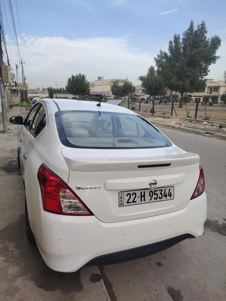 اللهم صلي على محمد وال محمد 
نيسان صني  2025
للبيع فقط 
رقم اربيل الجديد
سنوية باسم عربي
يعني تحويل مباشر

موديل 2025
السعر /شدة و22
(122)
 وبيها مجال بسيط حك الجية
كير ومحرك وتبريد جيد 

السياره مكفولة من الصبغ والتبديل والبارد
بيها رصعة بسيطة بالجاملغ الخلفي واظحة بالصور
 المواصفات المعروفة 
تحكم ستيرن جهتين
تبريد قطعتين 
4 جام كهرباء 
حساسات خلفيه 
شاشه وكامرة 
سويج ريمونت 
دبل ايرباك 
تحكم ستيرن
حساس تاير 
مانع انزلاق 
يدات نيكل 
نضام مانع الانزلاق ABS 
المحرك  1.5 
ماشيه  35 الف                                        
الاستفسار 
 ‏***********
*********** 
مكان السياره بغداد حي الاعلام
