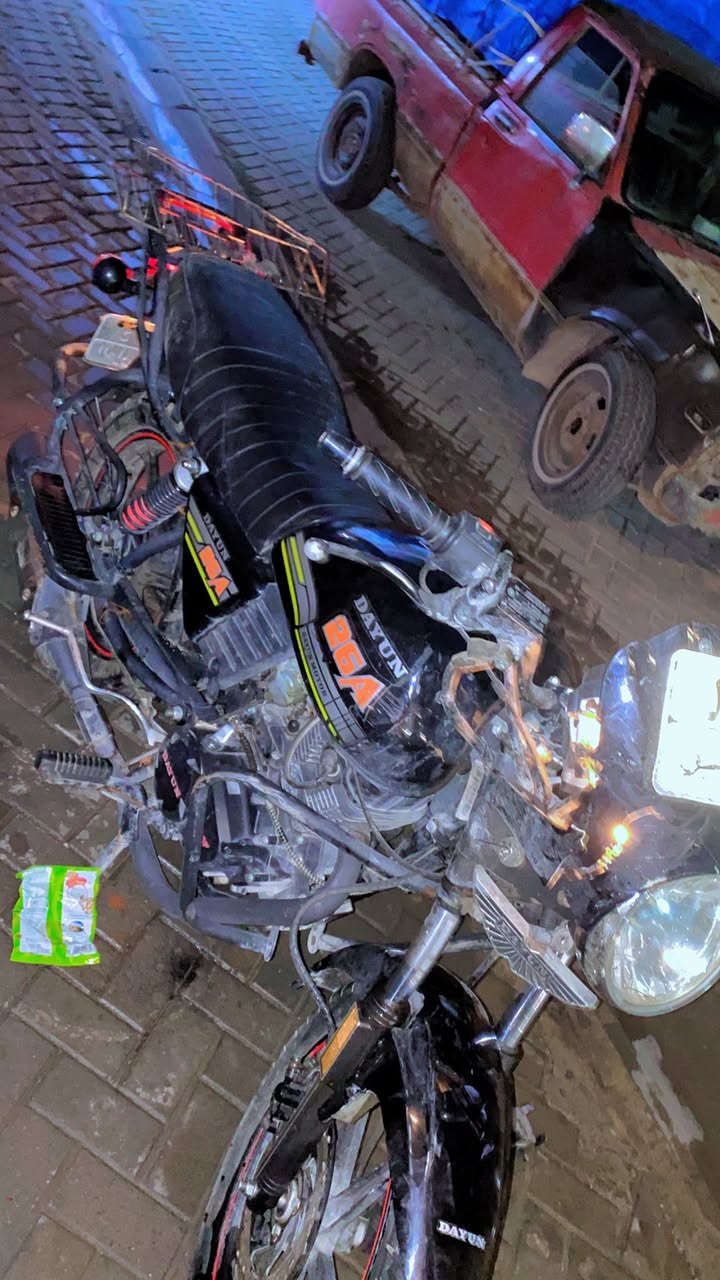 دراجة نارية دايوان البيع ستخدام 6شهر سنوية بأسمي رقم أربيل بيها حادث بسيط مبين بل تصوير المكينة نضيفة ما بيها اي شي التواصل ***********
