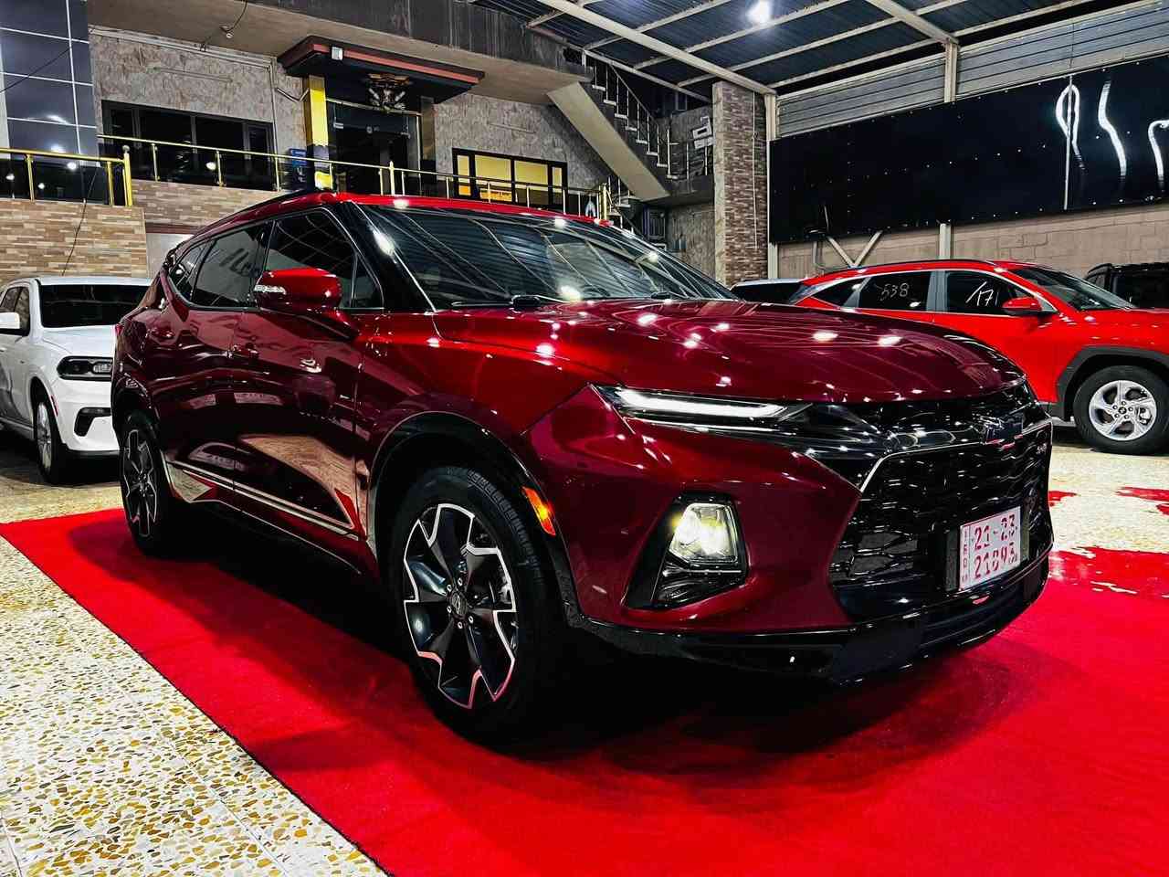 Chevrolet Blazer RS 2021
حجم المحرك V6 سلندر (3.6L)
عداد المسافة mile 28160
الضرر كما موضح بالصور
رقم اربيل شرط التحويل 
السعر210
المواصفات:
بصمة تشغيل
صمة أبواب
شغيل عن بعد
صندوق شفط كهربائي
فتحة سقف بانوراما
كشنات جلد تدفئة
استيرن تدفئة
رادار امامي (تحديد مسار)
رادار جانبي (نقاط عمياء)
رادار خلفي (تحذير من الاصطدام)
دفع رباعي 4x4
شاشة كبيرة لمس
حساسات خلفية+ كاميرا
Android Auto
Apple Car Play
مانع انزلاق+ABS
AUX+USB منافذ
Auto Start
Auto Stop
مثبت سرعة
تحكمات استيرن
هاند بريك بصمة
وبقية المواصفات المعروفة
***********
