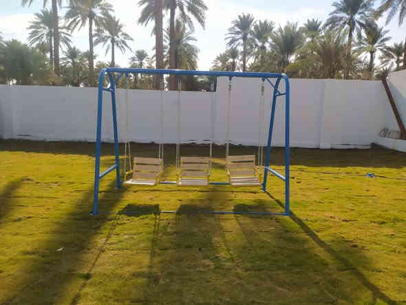 متابعينا الكرام كل ماهو جديد في عالم الحديد 
تجدونه لدى الماهر للأنشاءات المعدنيه تجهيز كافة المزارع ...والشاليهات...ورياض الاطفال...
جملونات...كرفانات..جلسات...العاب اطفال...مراجيح
زحليكانات...فرارات... ميزان ...ديلاب الهواء..
كل ماعليك هو الاتصال على الرقم ***********
بأدارة الاستاذ ماهر ابو محمد 
بغداد الشعب منطقه السريدات .
