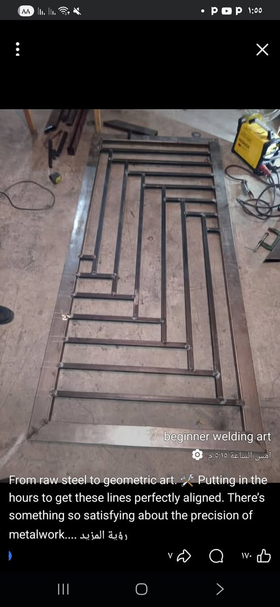 *********** نستقبل كافة اعمال الحدادة من بيبان وشبابيك وسقف سندويج كرفان وسقائف للسطح 
بأسعار مناسبة  في البصرة شط العرب
هذا عملنه و شغل درجة اولى  

للأستفسار ***********. محمد الحداد
