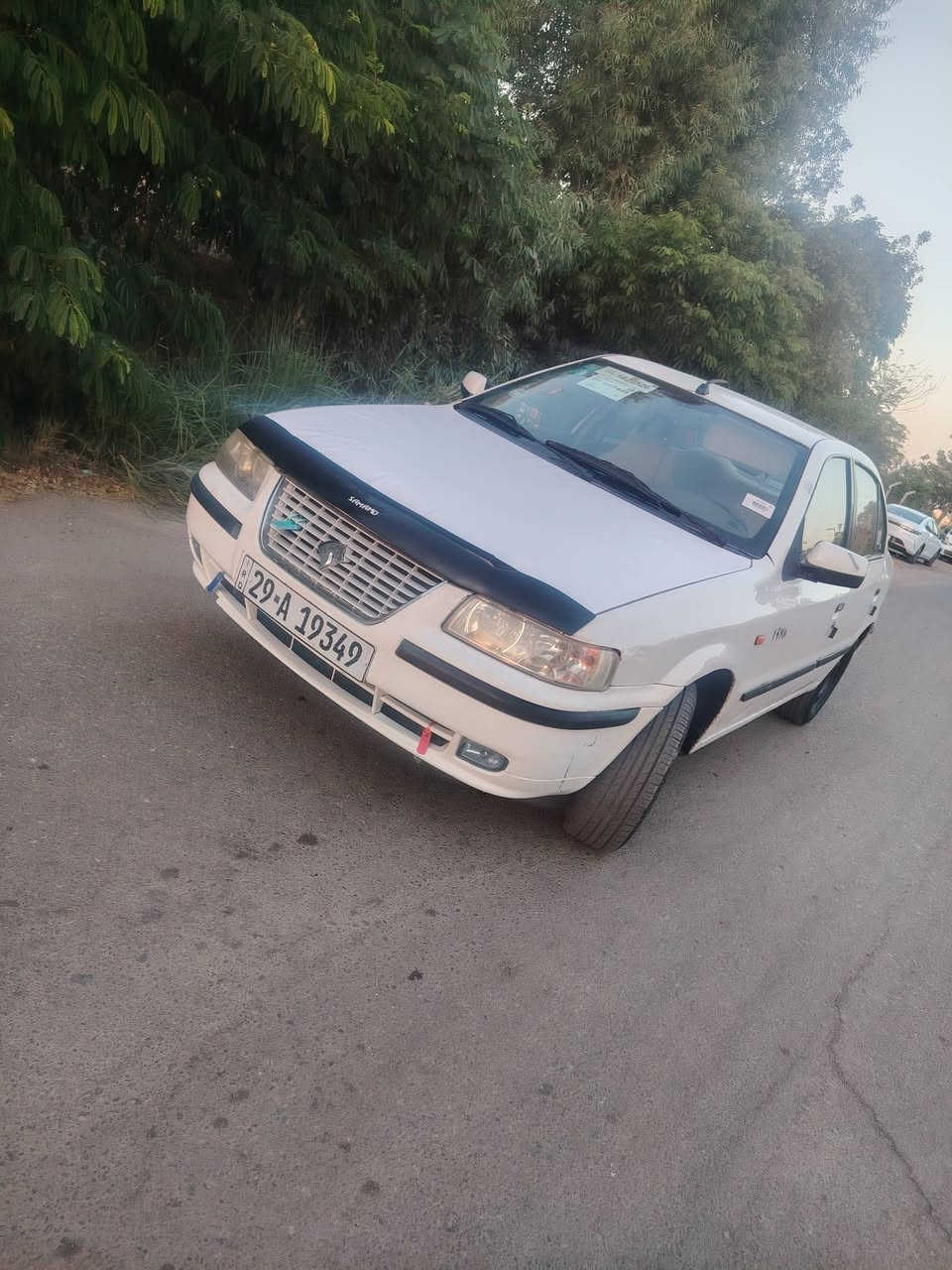 سمند موديل ١١ رقم واسط دولي مشروع وطني سنويه لل٣١ سياره نظيفه وجاهزه انشالله محرك لا تنقيص ولا تبخير تبريد ثلج❄️ حماوه ثابته  حداديه امامي وخلفيه جديده السياره نظام بريك دسك امامي وخلفي سياره جاهزه وحلوه مكفوله من الظربه والتبديل صبغ فقط هلالات خلفي ودوس سعرهه ٣٩ بيهه مجال بسيط حك جيتك مكاني واسط العزيزيه ***********

