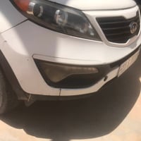 كيا سبورتج ٢٠١١امريكي حادثهة بنيد السيارة يرادلها حمام تبريد عاطل بولب...